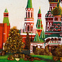 Картина янтарная "Вид на Кремль и Храм Василия Блаженного" 60х80 см, фотография 4. Интернет-магазин ЛАВКА ПОДАРКОВ