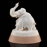 0066109 Скульптура МАМОНТ рог лося