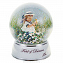 Стеклянный шар с блестками "В тишине", фотография 1. Интернет-магазин ЛАВКА ПОДАРКОВ