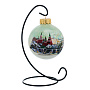 Елочный шар с ручной росписью "Москва. Кремлевский мост", фотография 4. Интернет-магазин ЛАВКА ПОДАРКОВ