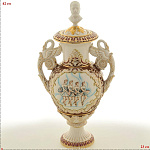 -2,5л Фарфор ШТОФ "Чайковский" в золоте 2,5л