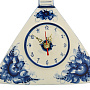 Часы настенные "Балалайка". Гжель, фотография 1. Интернет-магазин ЛАВКА ПОДАРКОВ