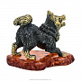 Статуэтка с янтарем "Собака Лайка", фотография 3. Интернет-магазин ЛАВКА ПОДАРКОВ