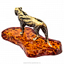 Статуэтка с янтарем "Тигр идущий", фотография 4. Интернет-магазин ЛАВКА ПОДАРКОВ