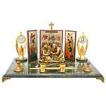 Настольный письменный набор из камня "Православный"