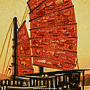 Картина янтарная "Корабль" 60х80 см, фотография 3. Интернет-магазин ЛАВКА ПОДАРКОВ
