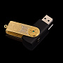Usb-флешка 16 Гб с позолотой и фианитом "Герб РФ". Златоуст, фотография 2. Интернет-магазин ЛАВКА ПОДАРКОВ
