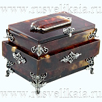 0026891-Б Янтарь Шкатулка "ЛАРЕЦ" 