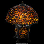 Настольная лампа из янтаря и бронзы. Высота 50 см, фотография 4. Интернет-магазин ЛАВКА ПОДАРКОВ