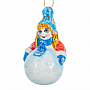Игрушка елочная "Девочка со снежным шаром", фотография 4. Интернет-магазин ЛАВКА ПОДАРКОВ
