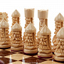 Шахматы деревянные резные "Дорожные", фотография 2. Интернет-магазин ЛАВКА ПОДАРКОВ
