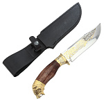 8571 Златоуст Оружие сувенирное НОЖ "Медведь"украшенная рукоять, В П/У НС 01 1741