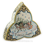 Штоф фарфоровый "Трехлистник"