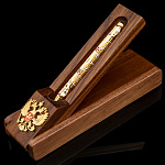 0074995 Златоуст НАБОР ПИСЬМЕННЫЙ "ГЕРБ": ручка +подставка в П/У