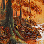 Янтарная картина "Лесной ручей" 72х95 см, фотография 6. Интернет-магазин ЛАВКА ПОДАРКОВ