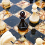Шахматы с инкрустацией из янтаря и янтарными фигурами, фотография 4. Интернет-магазин ЛАВКА ПОДАРКОВ