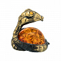 Статуэтка с янтарем "Змейка с глазками", фотография 2. Интернет-магазин ЛАВКА ПОДАРКОВ