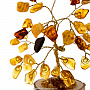 Денежное дерево из янтаря 36 камней, фотография 2. Интернет-магазин ЛАВКА ПОДАРКОВ