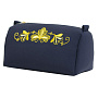 Косметичка "Листопад". Темно-синяя с вышивкой, фотография 6. Интернет-магазин ЛАВКА ПОДАРКОВ