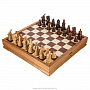 Шахматы-шашки с деревянными фигурами 37х37 см, фотография 1. Интернет-магазин ЛАВКА ПОДАРКОВ