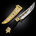 0012468 Златоуст Оружие сувенирное НОЖ ВОСТОЧНЫЙ в ПУ