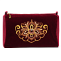 Косметичка "Игра". Бордовая с вышивкой, фотография 2. Интернет-магазин ЛАВКА ПОДАРКОВ