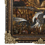 Картина янтарная "Охотники на привале" 60х80 см, фотография 2. Интернет-магазин ЛАВКА ПОДАРКОВ