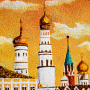 Картина янтарная "Москва. Большой Кремлевский дворец" 30х40 см, фотография 3. Интернет-магазин ЛАВКА ПОДАРКОВ