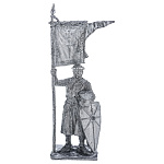 0080135 Олов.миниатюра некраш. 6-11мм Рыцарь Ордена меченосцев, 1202-1237 гг.