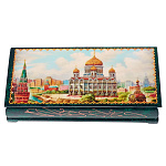 Шкатулка-купюрница "Москва. Храм Христа Спасителя"
