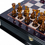Шахматы с фигурами из янтаря "Африка" 48х48 см, фотография 5. Интернет-магазин ЛАВКА ПОДАРКОВ