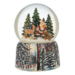 206162 Стеклянный шар со снегом"Добрый Дедушка Мороз". GM57009