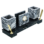 0053721/0002  Нат.камень Письменный прибор  320*100*110