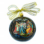 Новогодний елочный шар с росписью "Царевна-лягушка", фотография 5. Интернет-магазин ЛАВКА ПОДАРКОВ