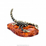 Статуэтка с янтарем "Скорпион", фотография 2. Интернет-магазин ЛАВКА ПОДАРКОВ