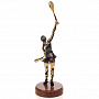 Бронзовая статуэтка спортсмена "Теннисистка", фотография 3. Интернет-магазин ЛАВКА ПОДАРКОВ