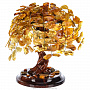 Денежное дерево из янтаря. 20 веток, фотография 1. Интернет-магазин ЛАВКА ПОДАРКОВ