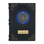 0076843 ЕЖЕДНЕВНИК  КЛАССИКА  черн, кожа 