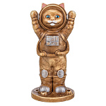 0073798 Скульптура КОТ КОСМОНАВТ 150мм  А09