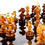 Шахматы с инкрустацией из янтаря и янтарными фигурами "Африка", фотография 19. Интернет-магазин ЛАВКА ПОДАРКОВ