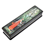 0044199/18*5 Лаковая миниатюра Шкатулка "По ягоды"  10*5см (299)