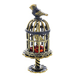 0047347/1372 Сувенир Птички в клетке Сувенир (коньячный)