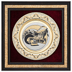 201644 Златоуст ПАННО ЛОГИСТИКА, золочение,эмаль,,в ПУ