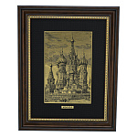  /30*40см Офорт черно-белый "Старая Москва. Покровский собор"