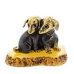 0047527/1860 Сувенир Собаки Щенята Сувенир (белый)