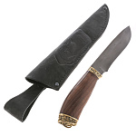0052726 Оружие сувенирное НОЖ "Волк"булатн.ст., ножны-кожа,