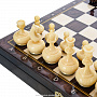 Шахматный ларец с янтарными фигурами 37х37 см, фотография 3. Интернет-магазин ЛАВКА ПОДАРКОВ