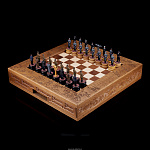 Шахматы деревянные "Великая Отечественная война"