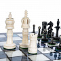 Шахматы с перламутром и фигурами из кости 45х45 см, фотография 8. Интернет-магазин ЛАВКА ПОДАРКОВ