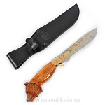 0015390 Златоуст Оружие сувенирное НОЖ SN-2 "Гриф" (резная рукоять, ножны-кожа)